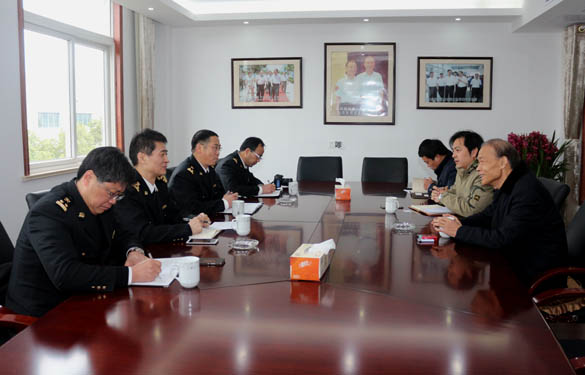 常州海关溧阳效劳处主任李旭敏一行来亚美AM8AG电缆调研