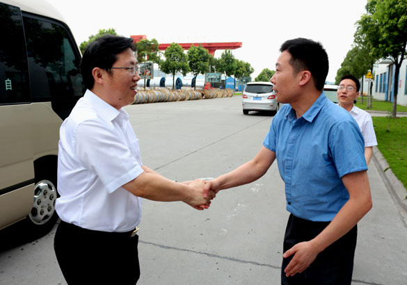 浙江省衢州市政府代表团一行来亚美AM8AG集团旅行考察