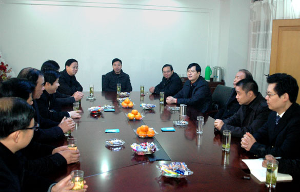 溧阳市代市长苏江华一行来亚美AM8AG集团走访