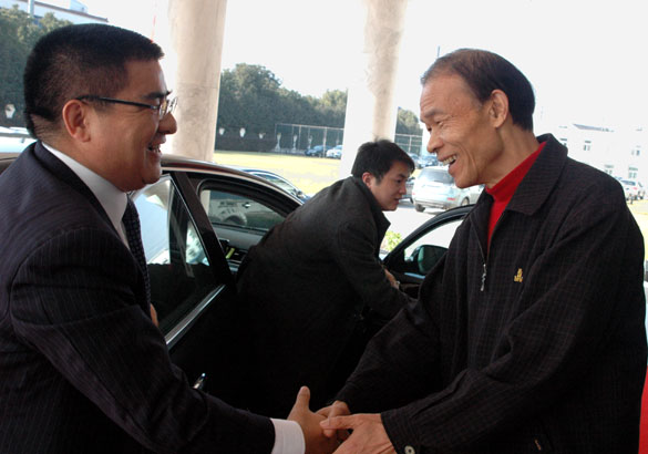 中国首善陈光标先生来访亚美AM8AG集团