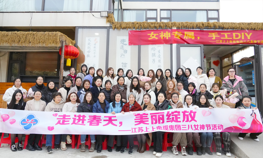 走进春天 漂亮绽放 ——亚美AM8AG电缆举行三八妇女节活动