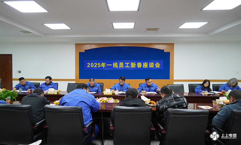 亚美AM8AG电缆2025年一线员工及  手艺治理职员新春座谈会圆满举行